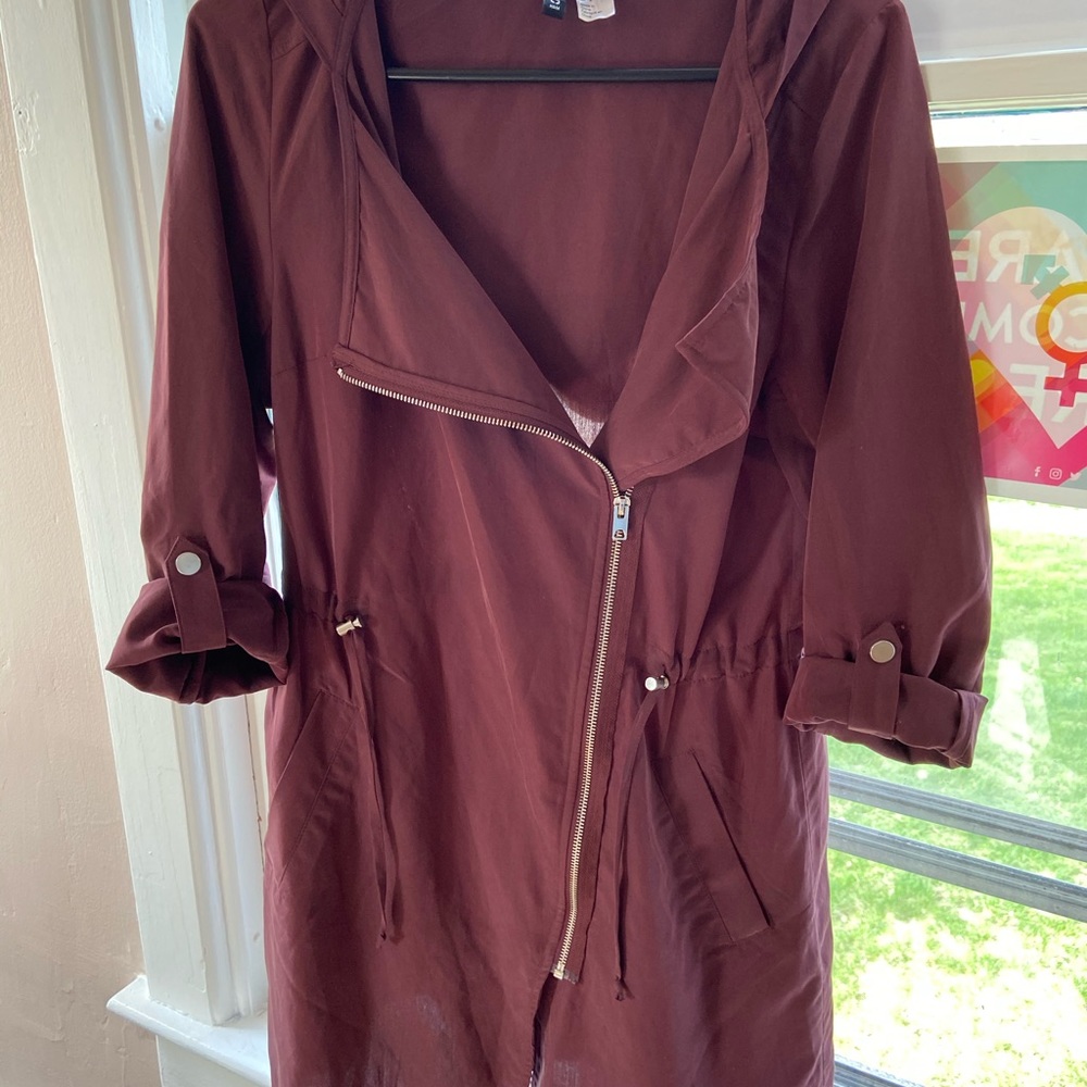 Summer maroon stylish jacket-H&M size 34